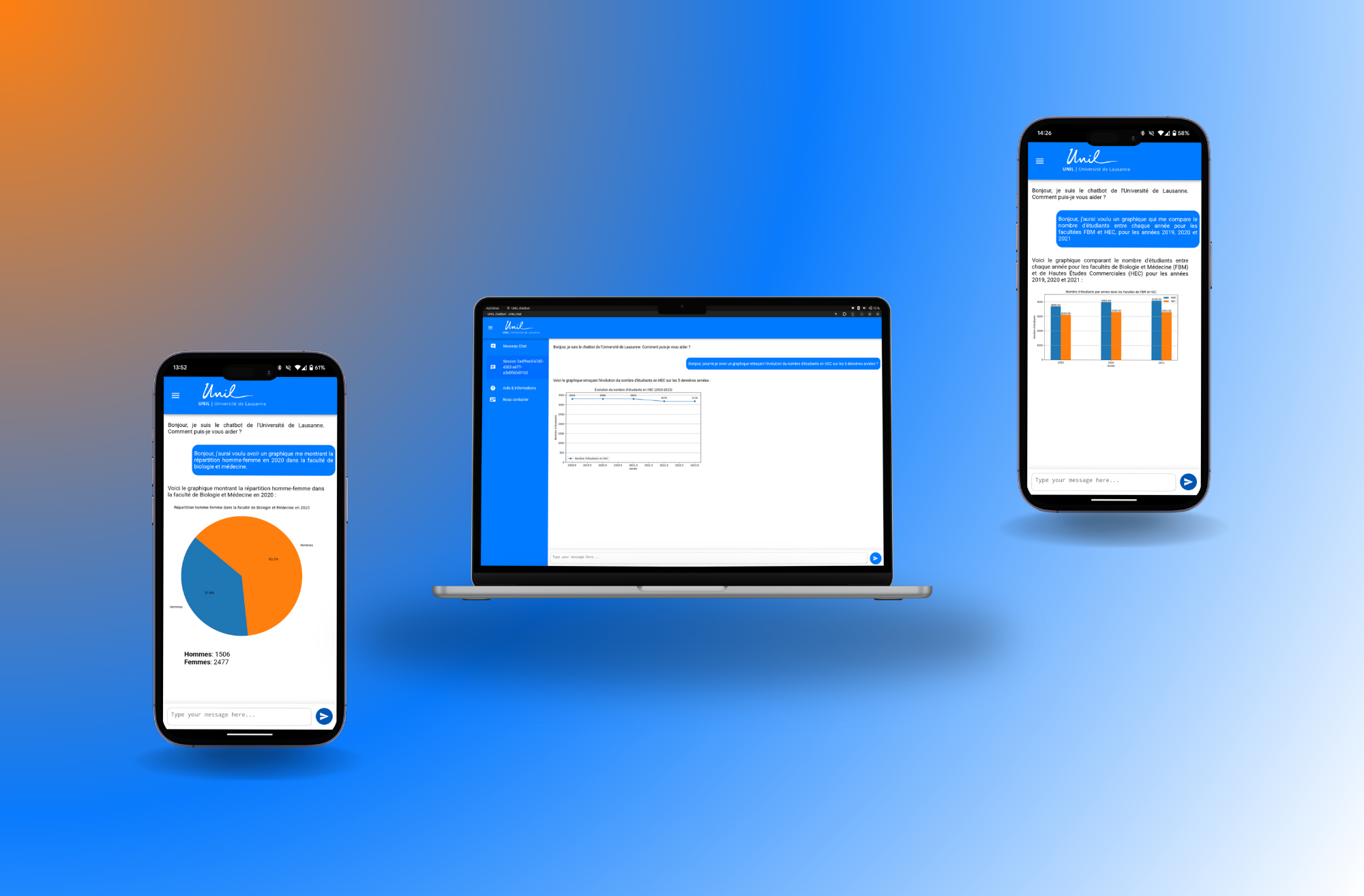 UNIL Chatbot preview